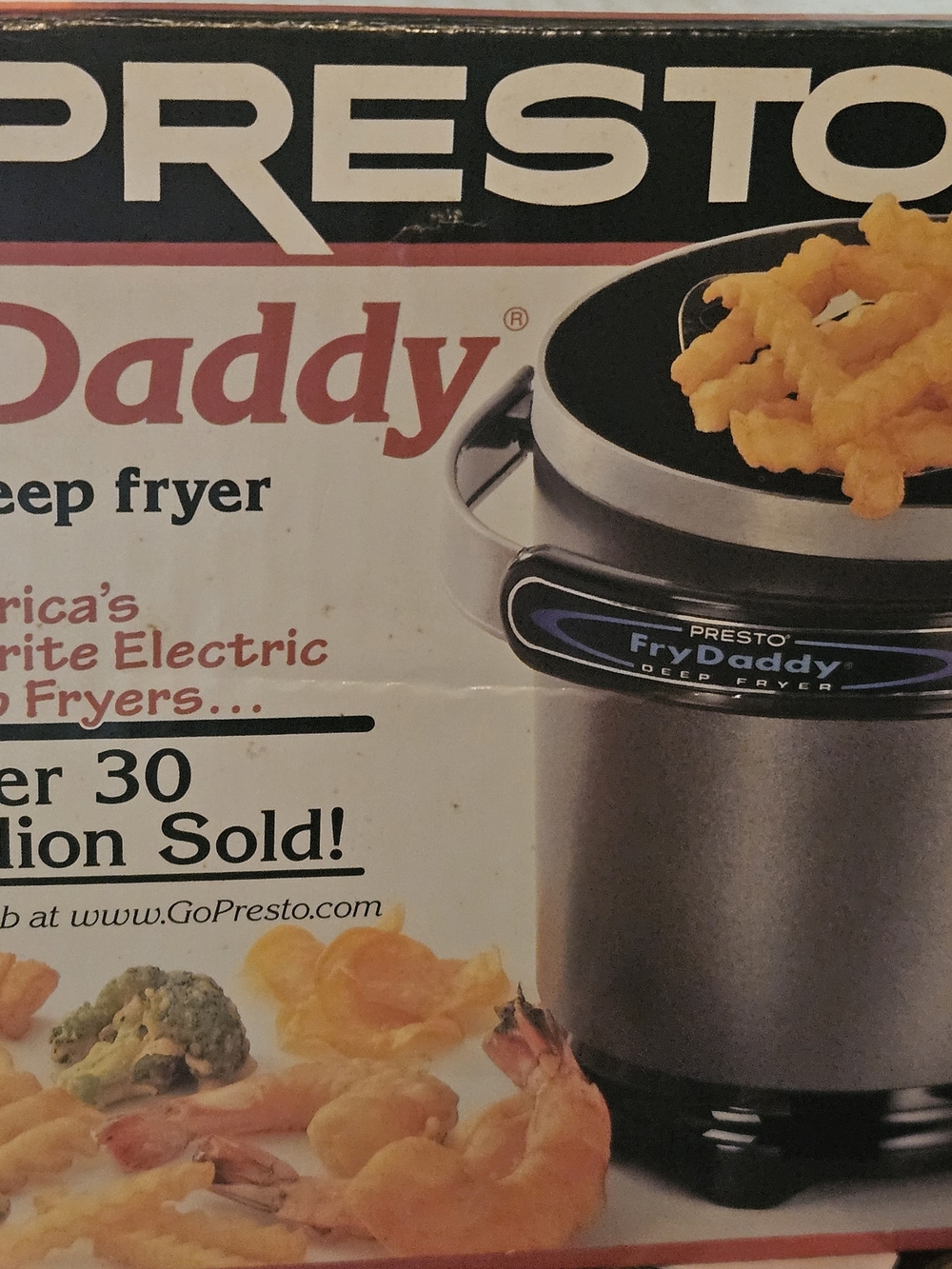Presto FryDaddy Electric Deep Fryer — Silver